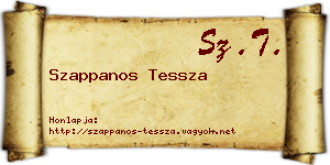 Szappanos Tessza névjegykártya